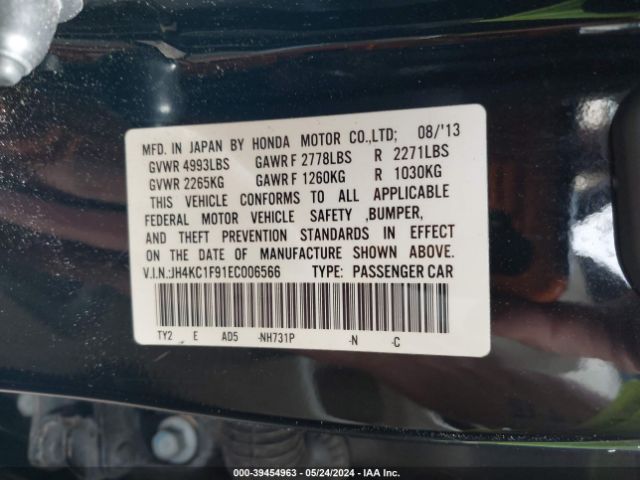 Photo 8 VIN: JH4KC1F91EC006566 - ACURA RLX 