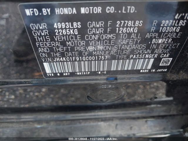 Photo 8 VIN: JH4KC1F91GC001757 - ACURA RLX 