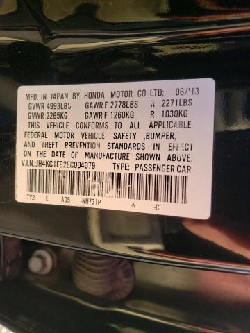 Photo 9 VIN: JH4KC1F92EC004079 - ACURA RLX ADVANC 