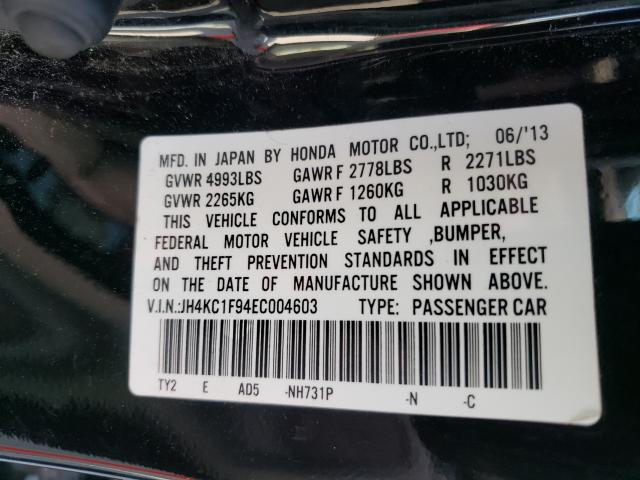 Photo 9 VIN: JH4KC1F94EC004603 - ACURA RLX ADVANC 