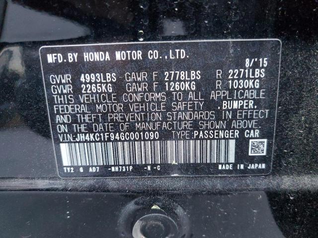 Photo 11 VIN: JH4KC1F94GC001090 - ACURA RLX ADVANC 