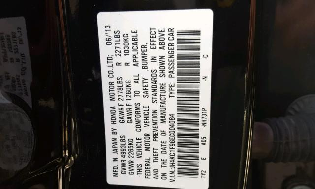 Photo 9 VIN: JH4KC1F96EC004084 - ACURA RLX ADVANC 