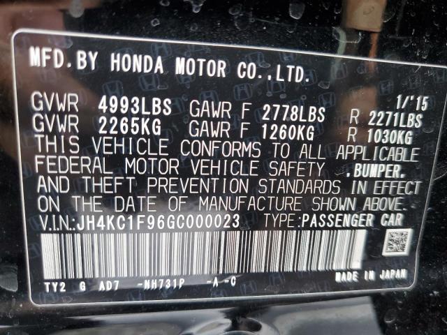 Photo 11 VIN: JH4KC1F96GC000023 - ACURA RLX 