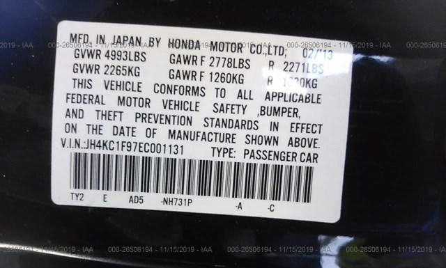 Photo 8 VIN: JH4KC1F97EC001131 - ACURA RLX 