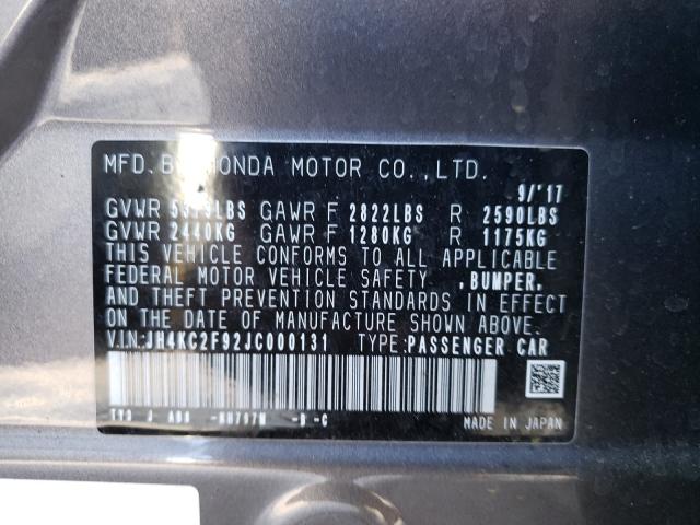 Photo 9 VIN: JH4KC2F92JC000131 - ACURA RLX SPORT 