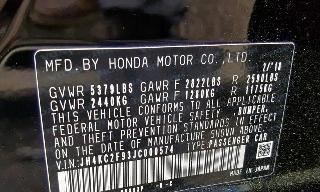 Photo 9 VIN: JH4KC2F93JC000574 - ACURA RLX 