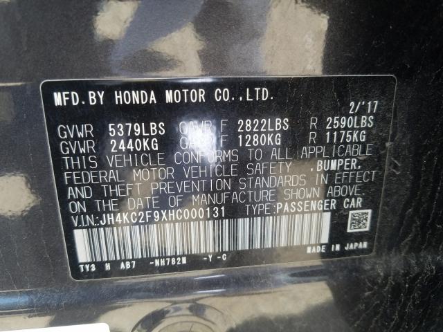 Photo 9 VIN: JH4KC2F9XHC000131 - ACURA RLX SPORT 