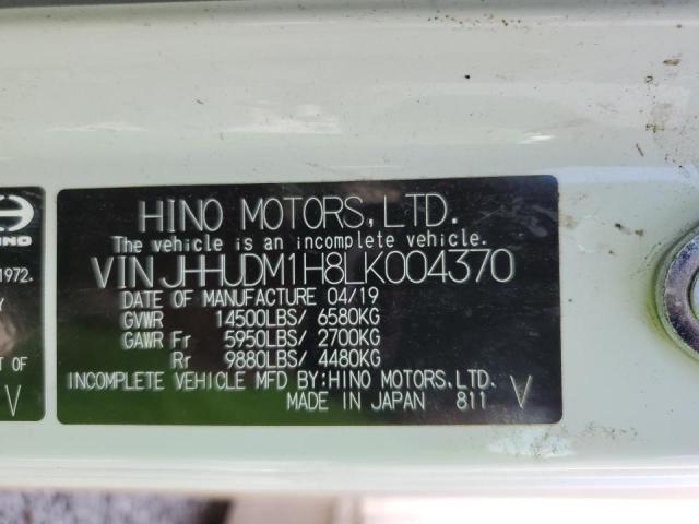 Photo 9 VIN: JHHUDM1H8LK004370 - HINO 155 