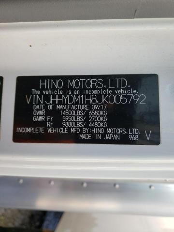 Photo 9 VIN: JHHYDM1H8JK005792 - HINO 155 