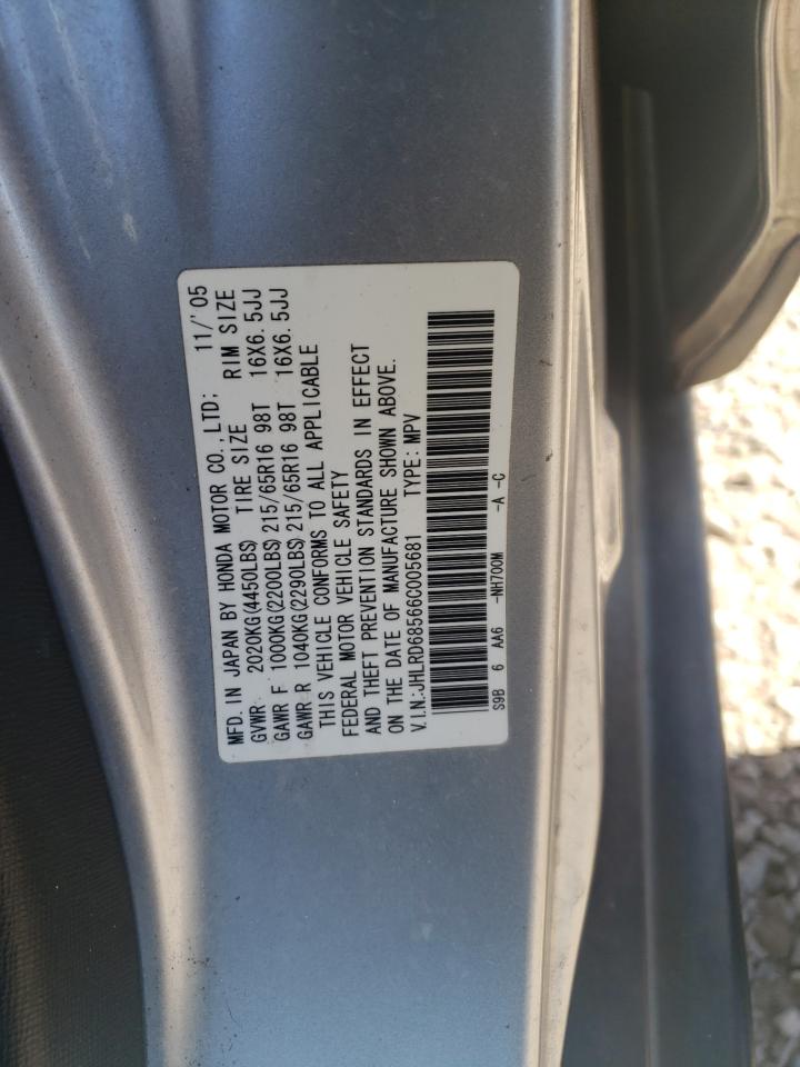 Photo 11 VIN: JHLRD68566C005681 - HONDA CR-V 