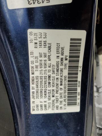 Photo 12 VIN: JHLRD78836C013995 - HONDA CRV 