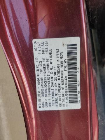 Photo 11 VIN: JHLRD78876C063430 - HONDA CRV 