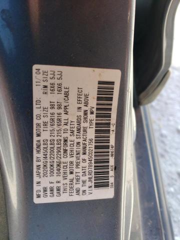 Photo 11 VIN: JHLRD78945C021756 - HONDA CRV 