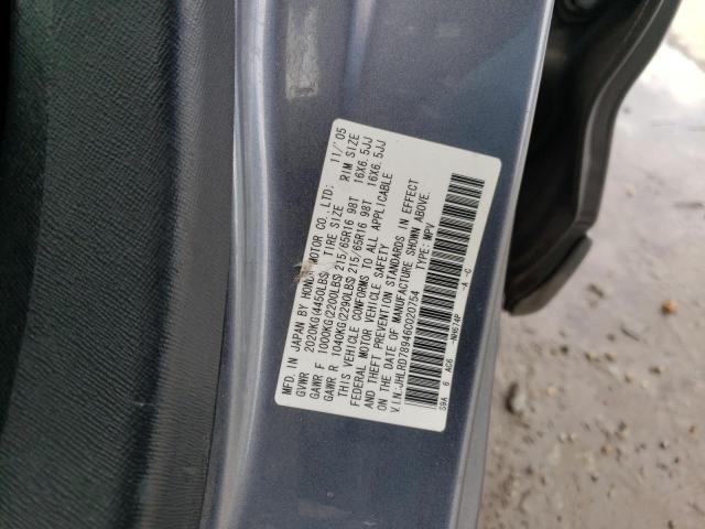 Photo 11 VIN: JHLRD78946C020754 - HONDA CRV 