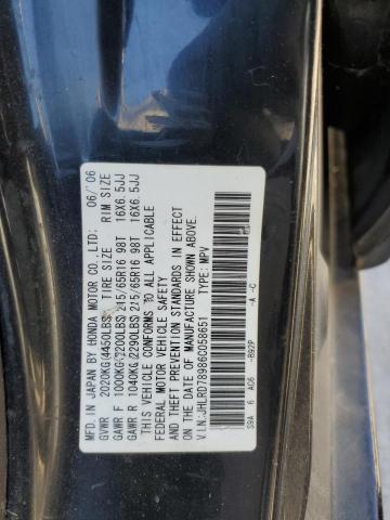 Photo 12 VIN: JHLRD78986C058651 - HONDA CR-V SE 