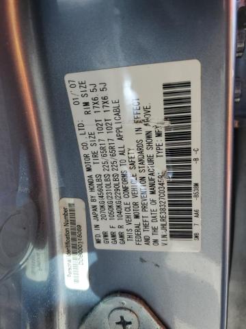 Photo 11 VIN: JHLRE38327C034591 - HONDA CRV 