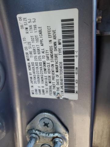 Photo 11 VIN: JHLRE48717C004636 - HONDA CR-V EXL 