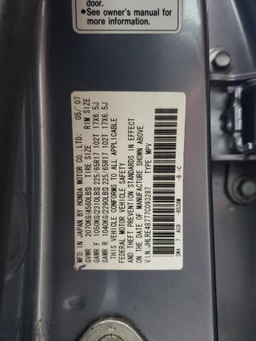 Photo 12 VIN: JHLRE48777C093287 - HONDA CR-V EXL 