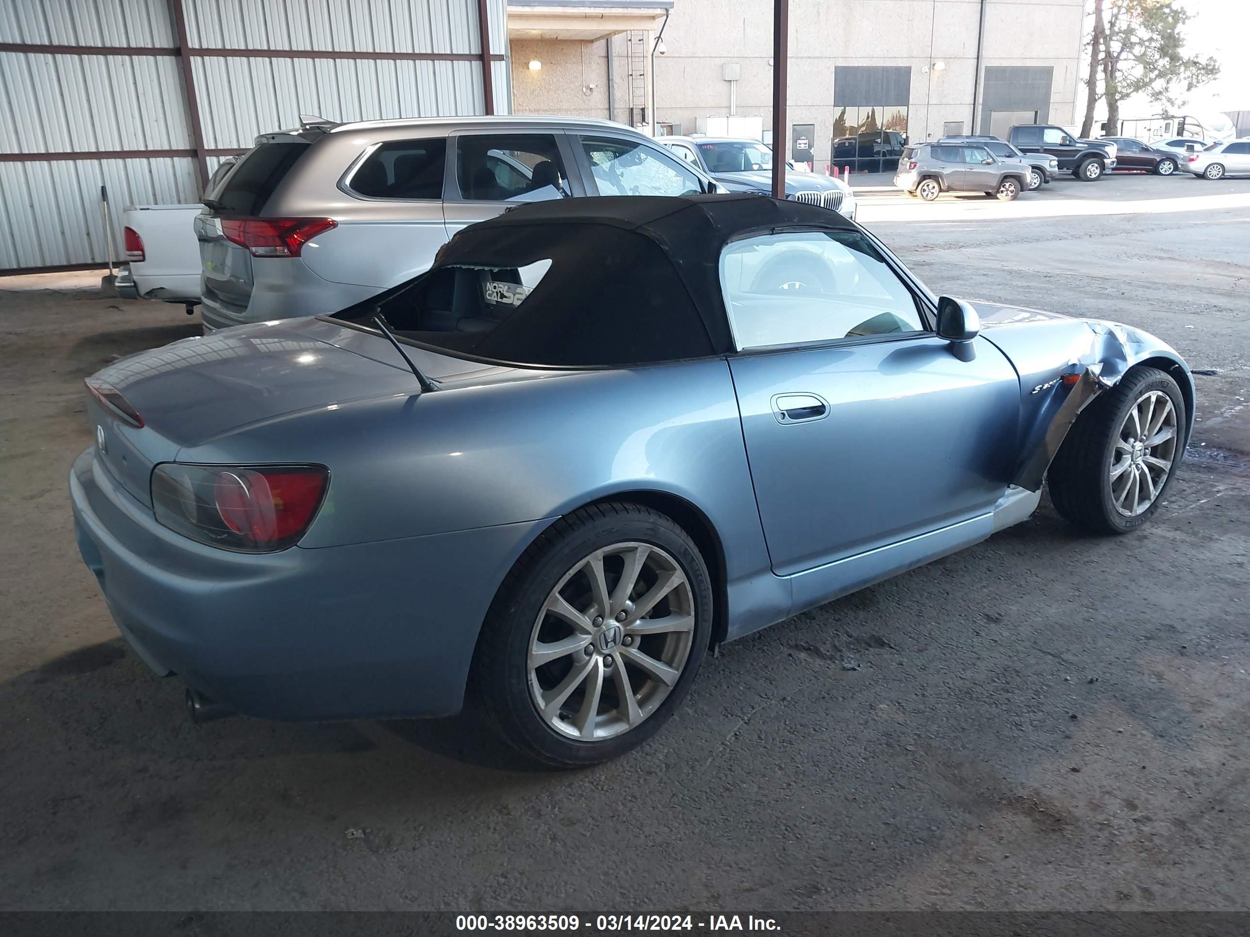 Photo 3 VIN: JHMAP11413T007354 - HONDA S2000 