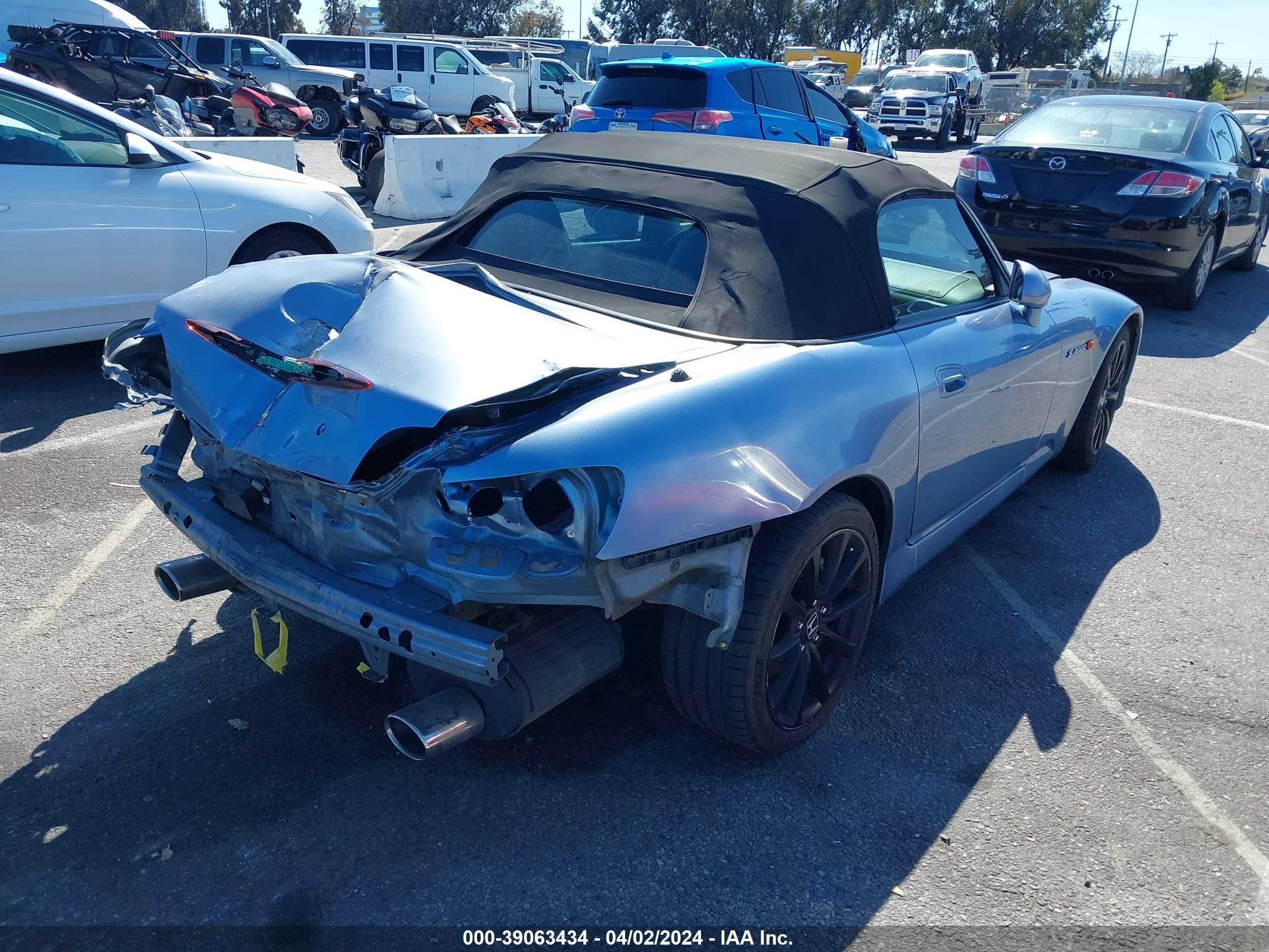 Photo 3 VIN: JHMAP21406S002744 - HONDA S2000 