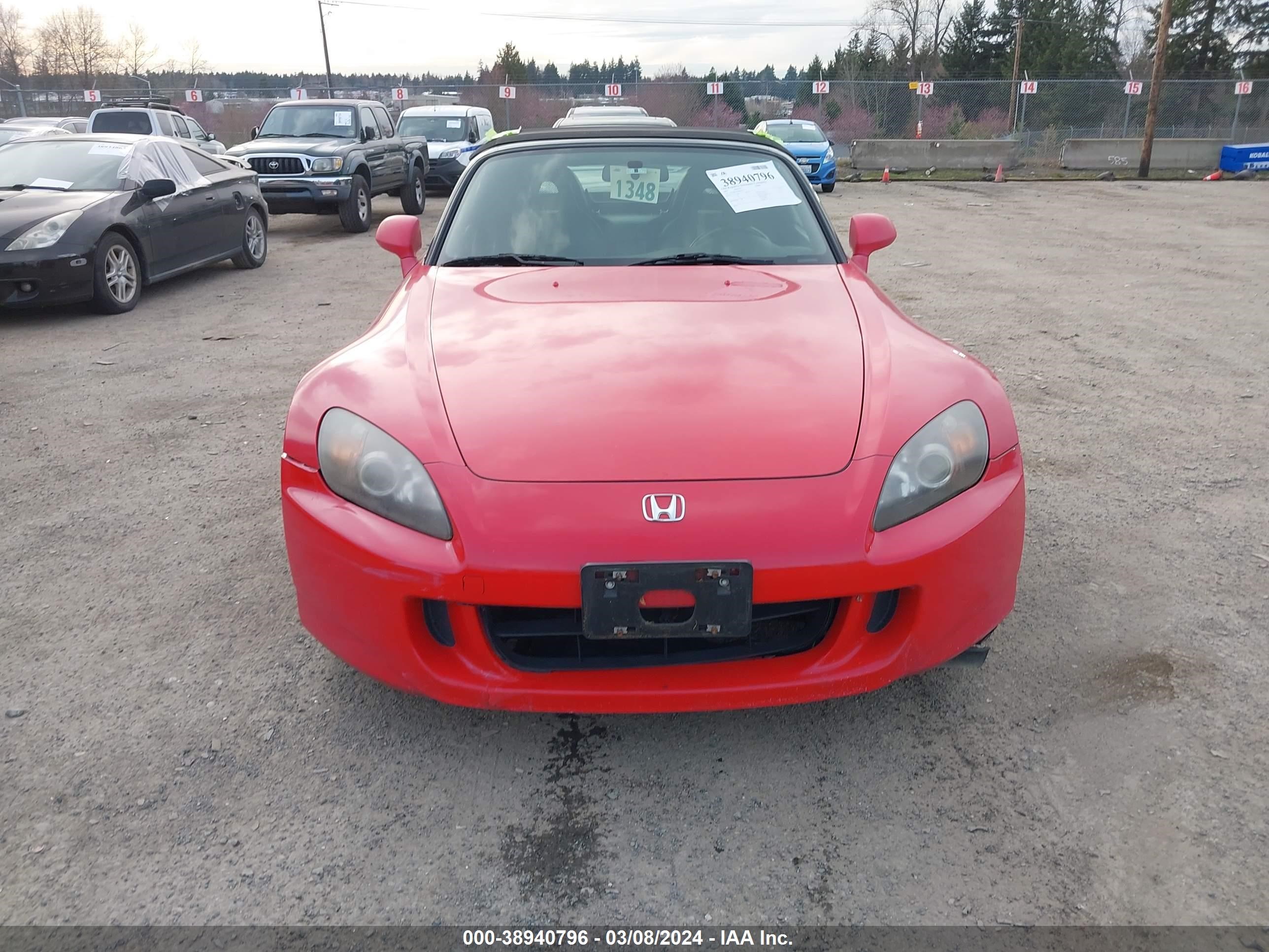 Photo 10 VIN: JHMAP214X4S000545 - HONDA S2000 