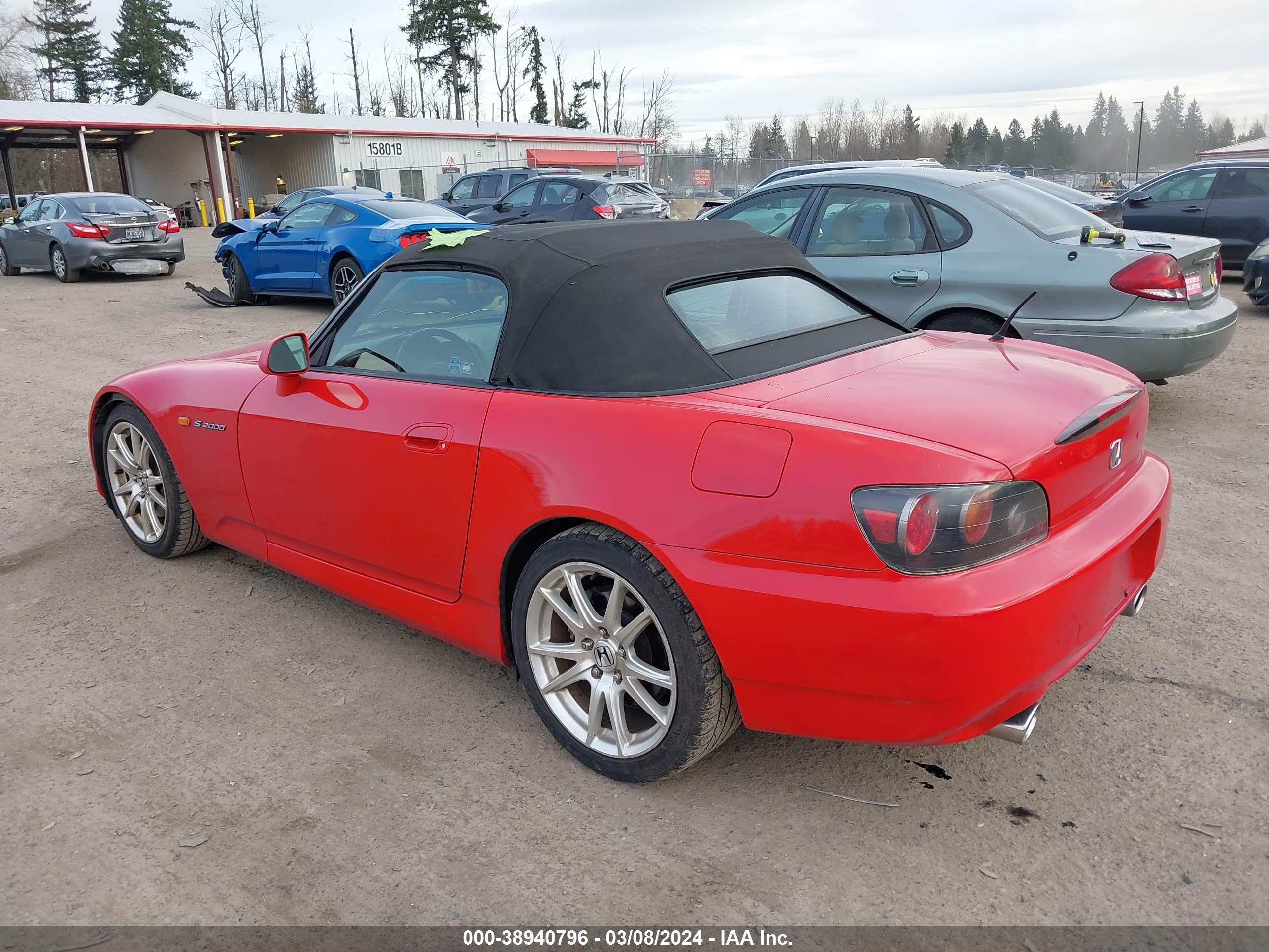 Photo 2 VIN: JHMAP214X4S000545 - HONDA S2000 