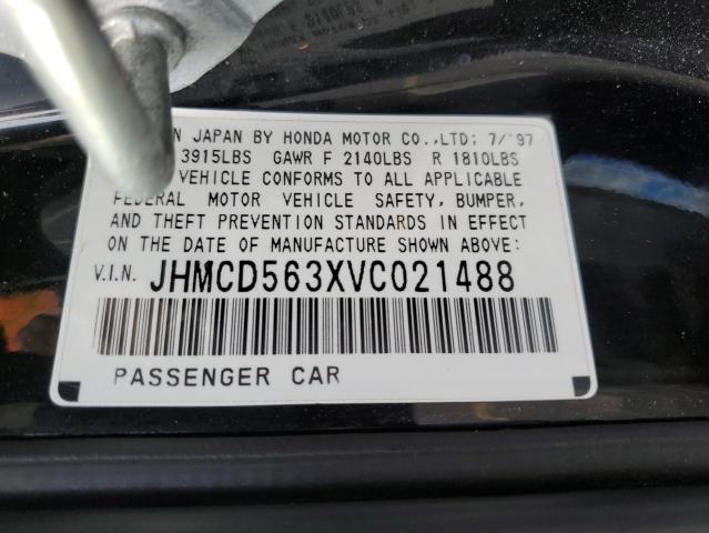 Photo 12 VIN: JHMCD563XVC021488 - HONDA ACCORD LX 