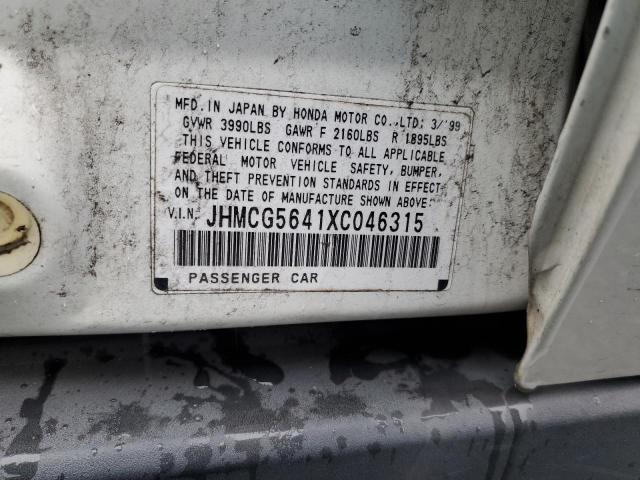 Photo 11 VIN: JHMCG5641XC046315 - HONDA ACCORD 