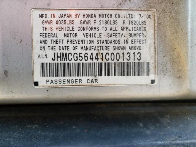 Photo 11 VIN: JHMCG56441C001313 - HONDA ACCORD LX 