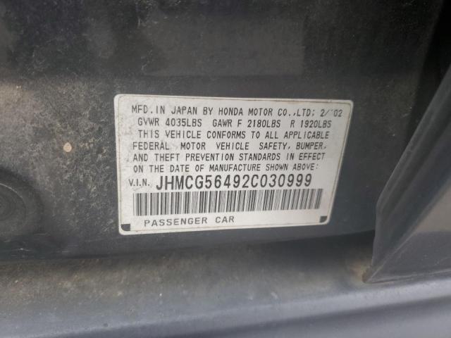 Photo 11 VIN: JHMCG56492C030999 - HONDA ACCORD 