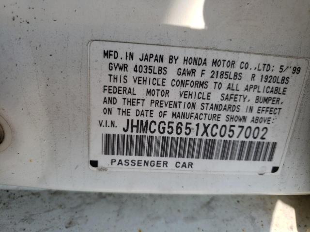 Photo 11 VIN: JHMCG5651XC057002 - HONDA ACCORD 