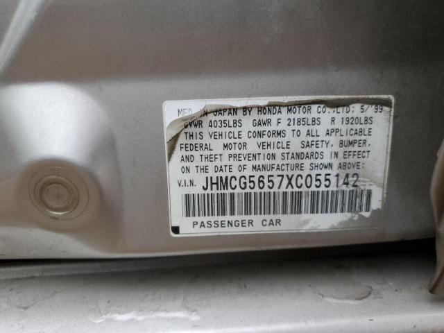 Photo 11 VIN: JHMCG5657XC055142 - HONDA ACCORD EX 