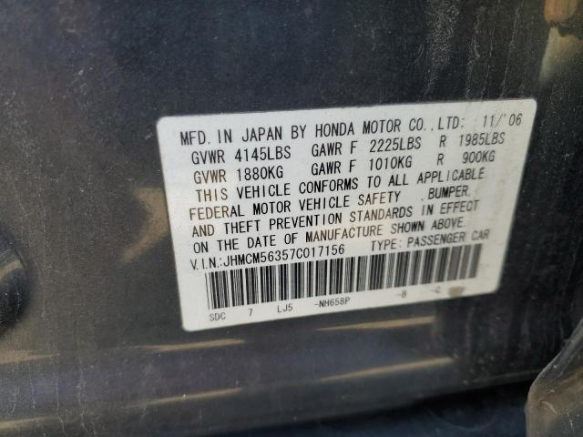 Photo 11 VIN: JHMCM56357C017156 - HONDA ACCORD SE 