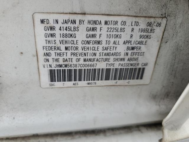 Photo 12 VIN: JHMCM56387C006667 - HONDA ACCORD SE 