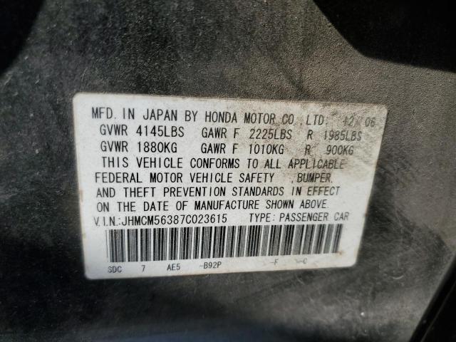 Photo 11 VIN: JHMCM56387C023615 - HONDA ACCORD SE 