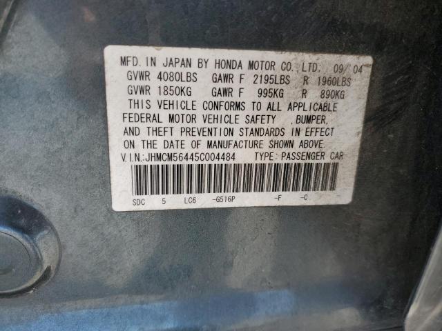 Photo 11 VIN: JHMCM56445C004484 - HONDA ACCORD LX 