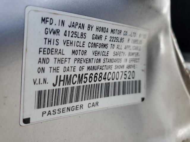 Photo 12 VIN: JHMCM56684C007520 - HONDA ACCORD EX 