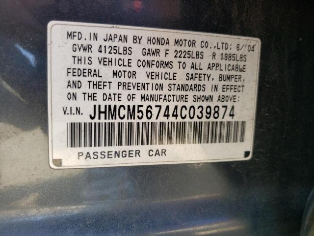 Photo 11 VIN: JHMCM56744C039874 - HONDA ACCORD 