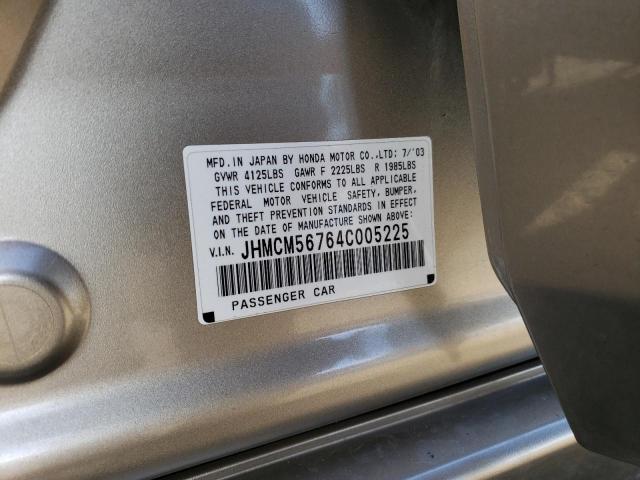 Photo 12 VIN: JHMCM56764C005225 - HONDA ACCORD 