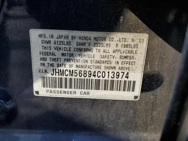 Photo 11 VIN: JHMCM56894C013974 - HONDA ACCORD EX 