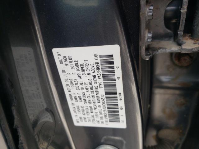 Photo 9 VIN: JHMCP26438C006513 - HONDA ACCORD LXP 