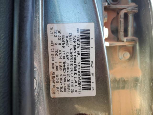 Photo 11 VIN: JHMCP26808C030335 - HONDA ACCORD EXL 