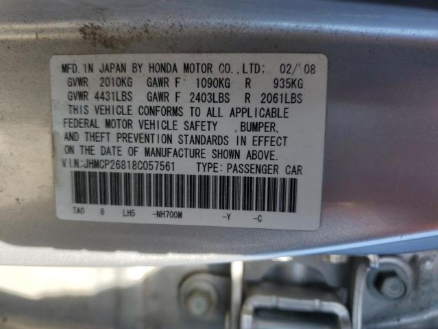 Photo 11 VIN: JHMCP26818C057561 - HONDA ACCORD 