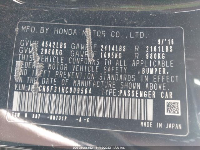 Photo 8 VIN: JHMCR6F31HC009564 - HONDA ACCORD HYBRID 