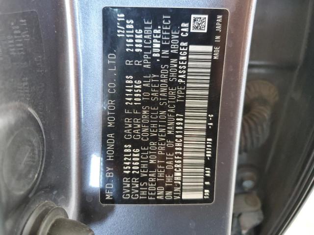 Photo 11 VIN: JHMCR6F38HC018987 - HONDA ACCORD HYB 