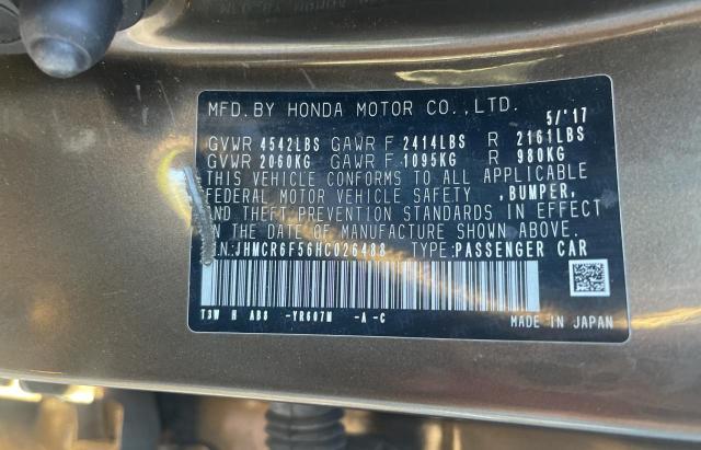 Photo 9 VIN: JHMCR6F56HC026488 - HONDA ACCORD HYB 