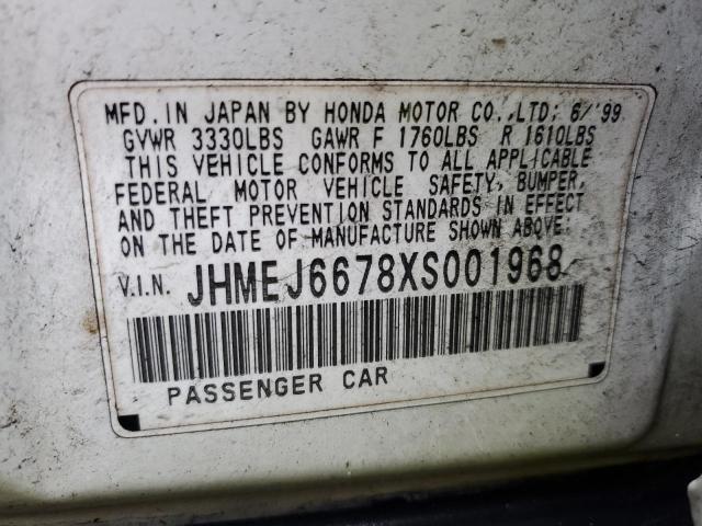 Photo 11 VIN: JHMEJ6678XS001968 - HONDA CIVIC 