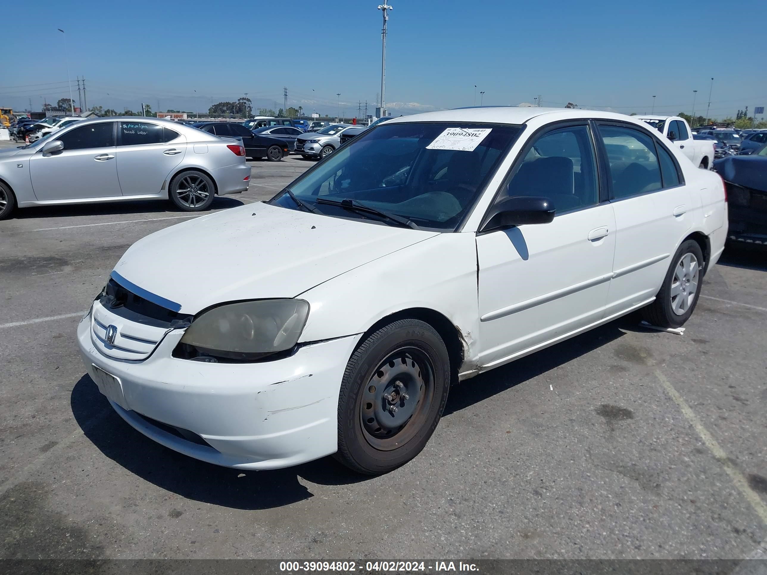 Photo 1 VIN: JHMES165X2S005253 - HONDA CIVIC 