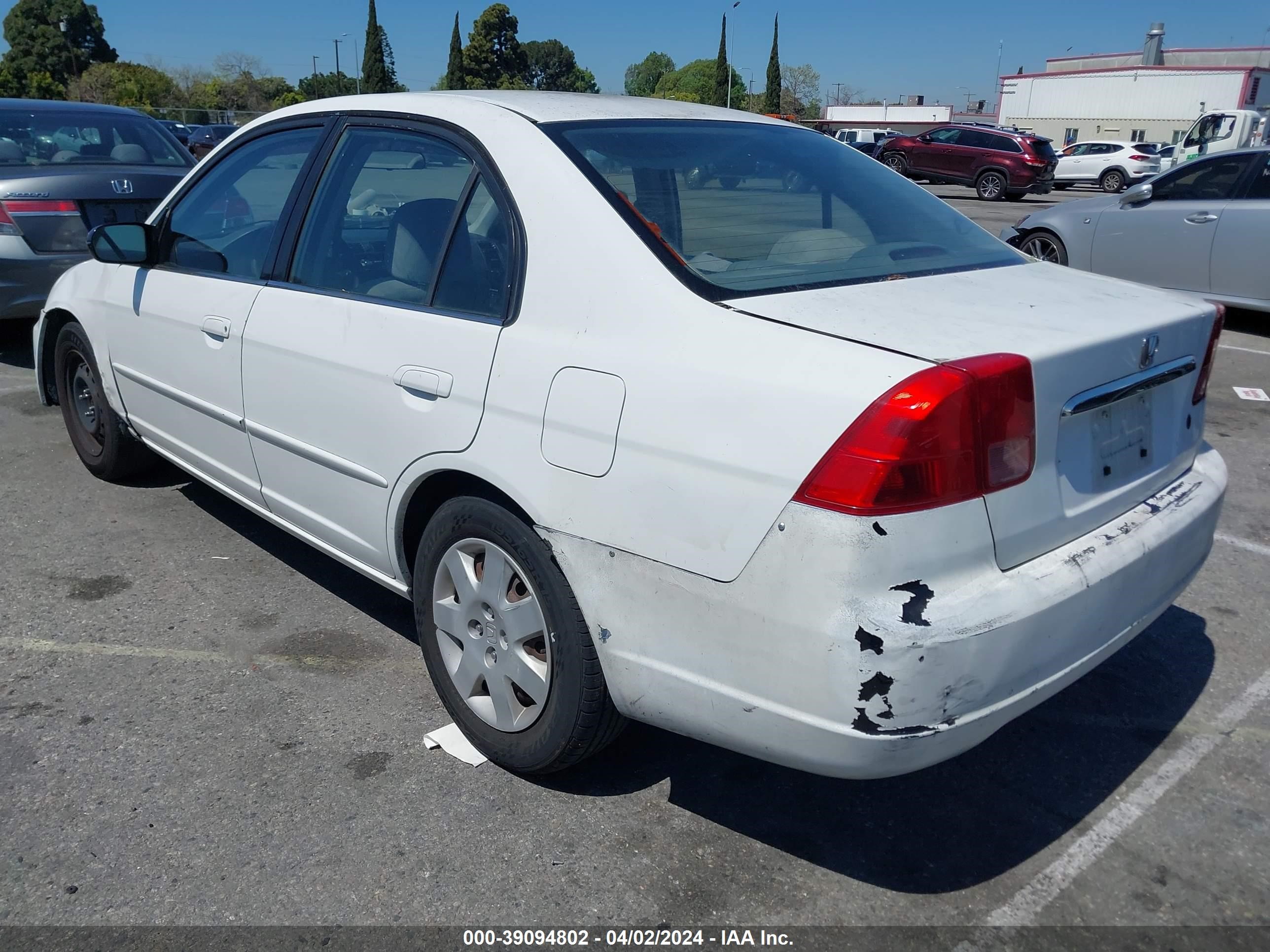 Photo 2 VIN: JHMES165X2S005253 - HONDA CIVIC 