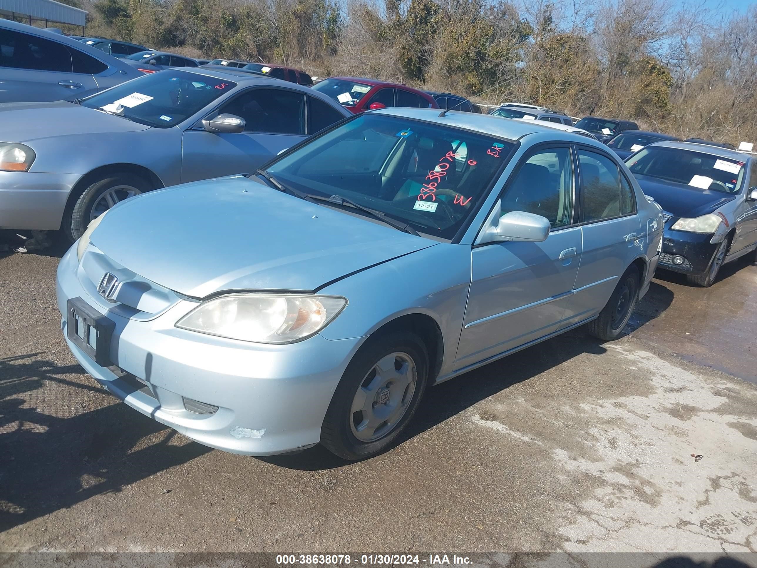 Photo 1 VIN: JHMES96635S014727 - HONDA CIVIC 